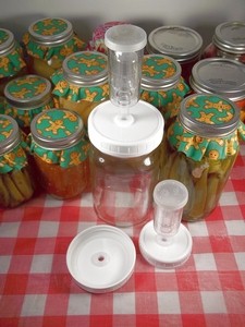 6 Complete Mason Jar Fermentation Lids + 6 Bonus Lids w /Gaskets - Click Image to Close